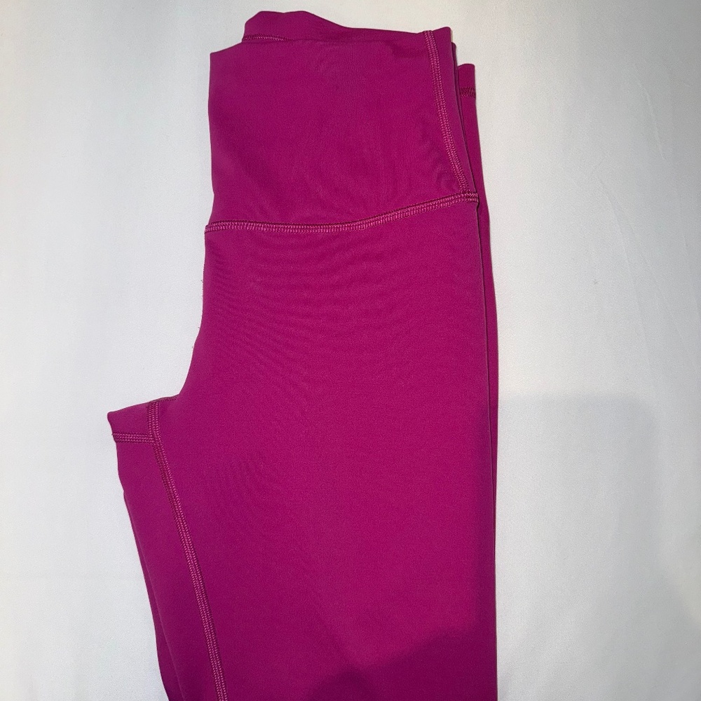 Lululemon Wunder Train High-Rise Crop 23" Ripened Raspberry, SIZE 4